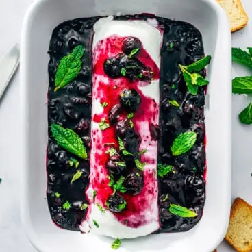 Queso de cabra con arándanos