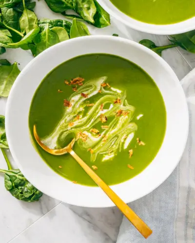 Spinatsuppe