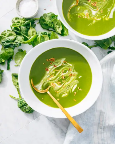 Spinatsuppe