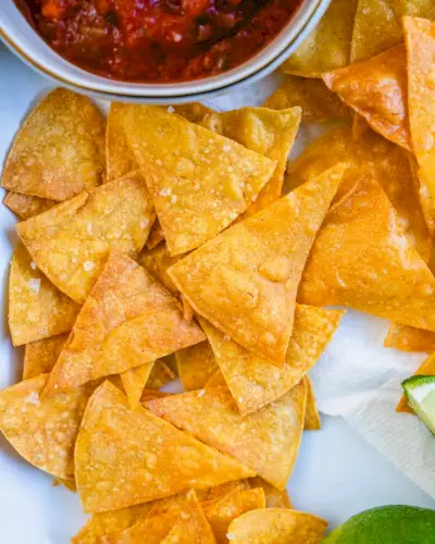 Como fazer chips de tortilha caseiros