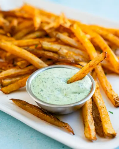 Batatas fritas saudáveis