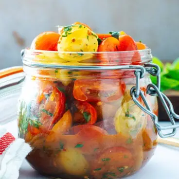 Tomates Marinados
