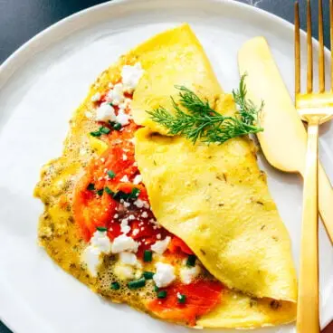 Omelete de Salmão Defumado