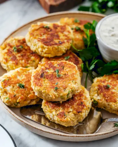 Receita de bolos de caranguejo
