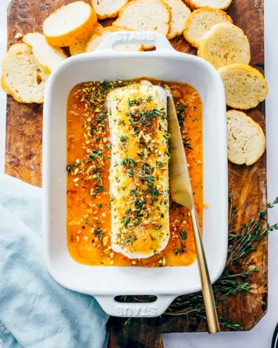 Apéritif au fromage de chèvre