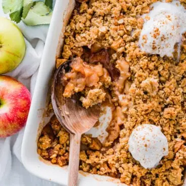 Apple crumble