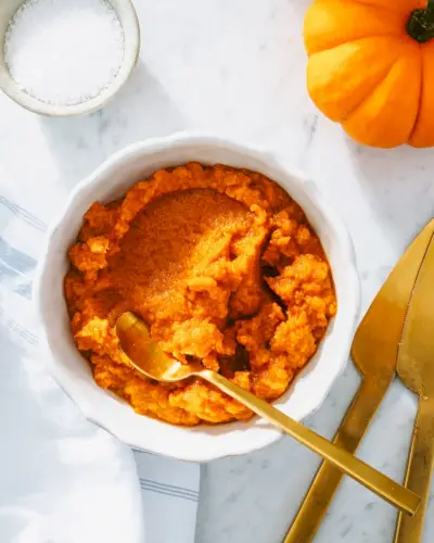 puré de calabaza