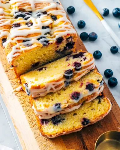 Rezept für Zitronen-Blaubeerbrot
