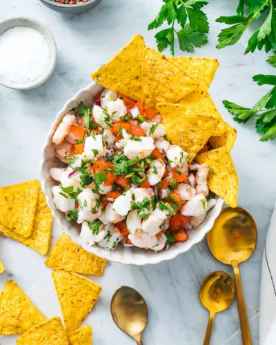 Ricetta ceviche di gamberetti