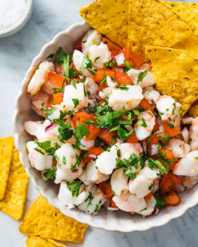 Ceviche di gamberetti