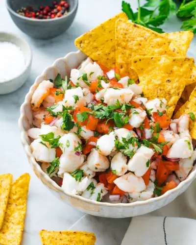 Ceviche di gamberetti