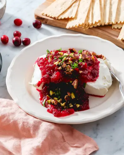 Molho De Queijo Creme De Cranberry