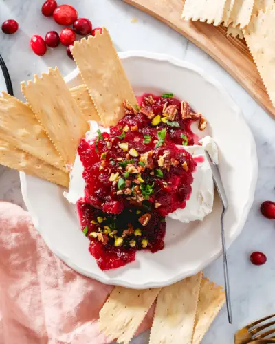 Molho De Queijo Creme De Cranberry