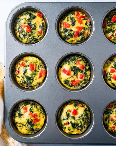Muffins de lata de ovo saudáveis
