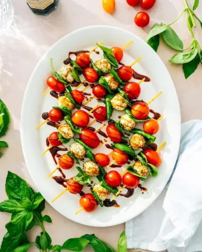 Brochetas Capresse