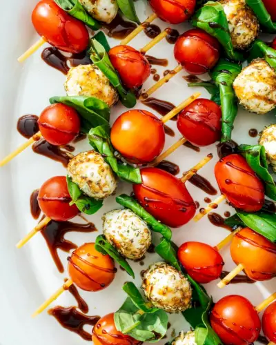 Brochetas Capresse