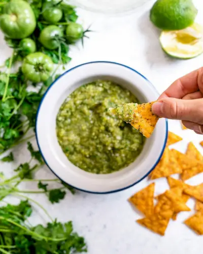 Grüne Tomatensauce