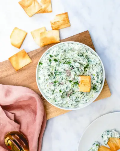 Einfacher Spinat-Dip