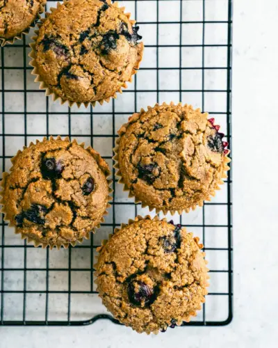 Muffins santé aux bleuets