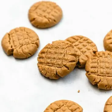 Biscoitos veganos de manteiga de amendoim