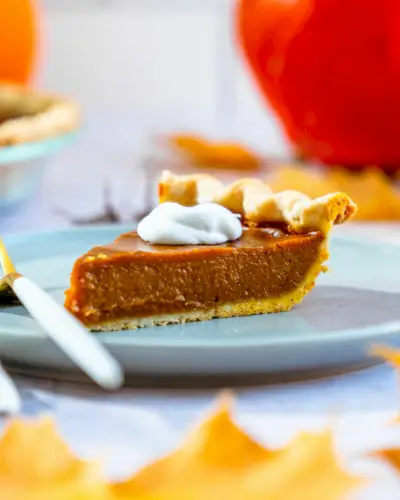 Tarte végétalienne à la citrouille