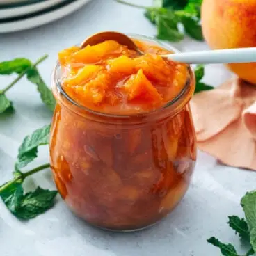 Compote de pêches