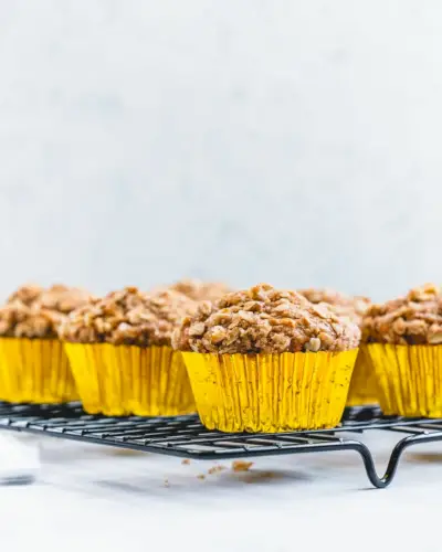 Muffins veganos de banana