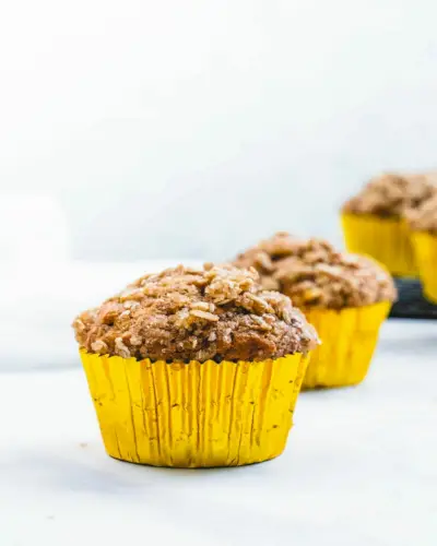 Muffins veganos de banana