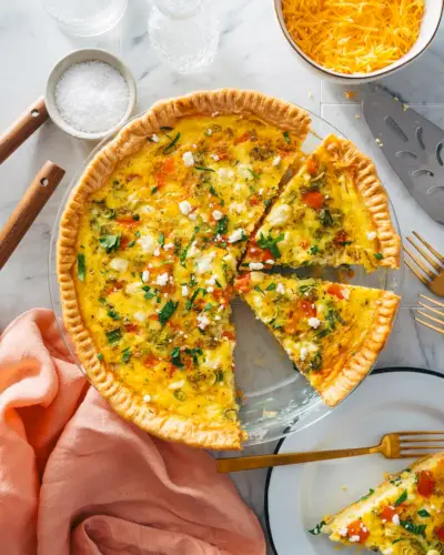 Quiche du petit-déjeuner
