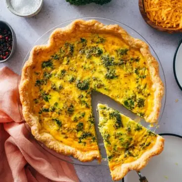 Quiche au brocoli