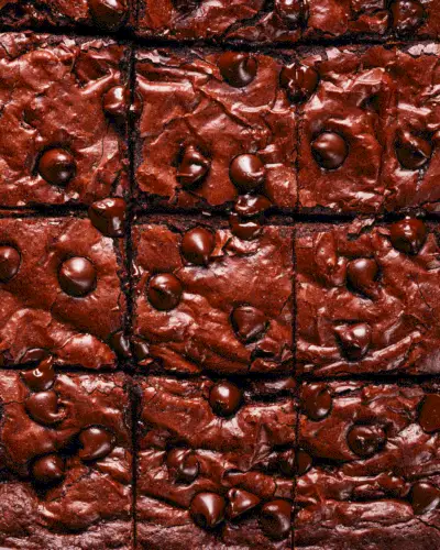 Fudgy sušienky z olivového oleja zblízka zastrelený.