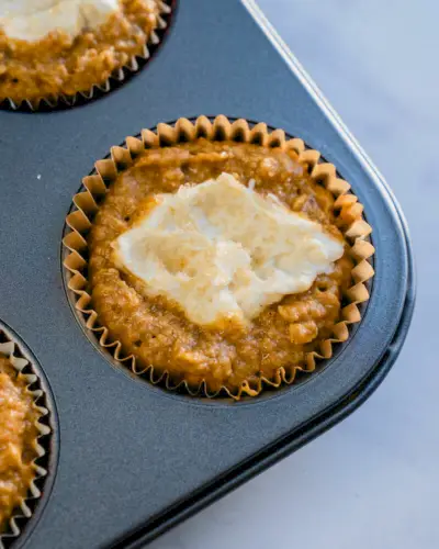 Muffin con crema di zucca