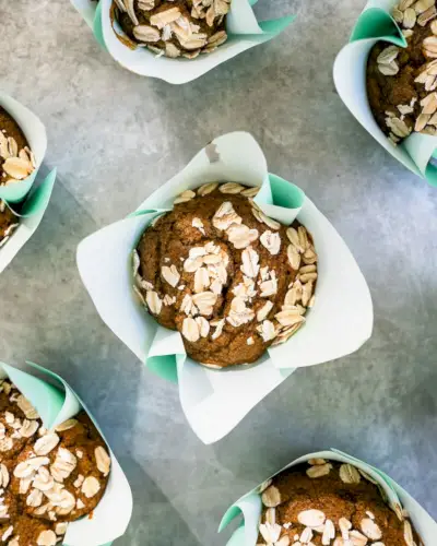 Muffins aux pommes et courgettes