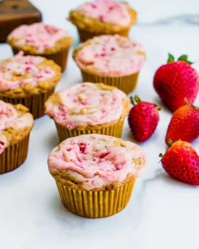 Jahodové muffiny