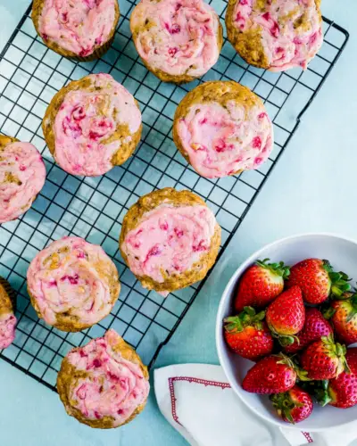Jahodové muffiny