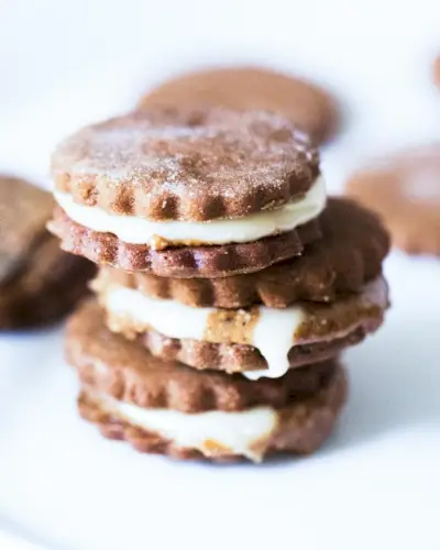Lebkuchen-Sandwich-Kekse | Ahorn-Creme-Kekse