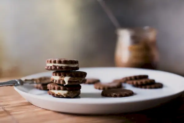 Lebkuchen-Sandwich-Kekse | Ahorn-Creme-Kekse