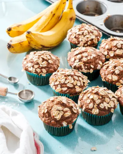 Muffins santé à la banane