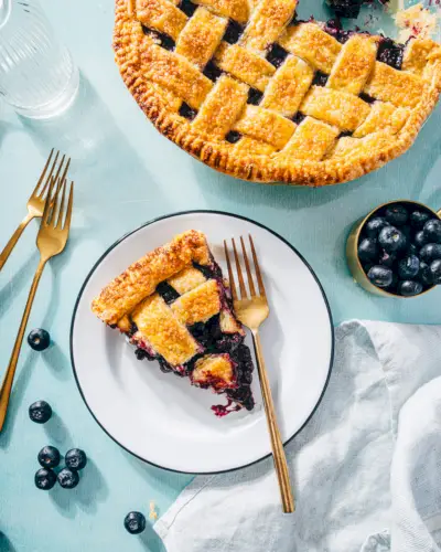 Tarte aux myrtilles