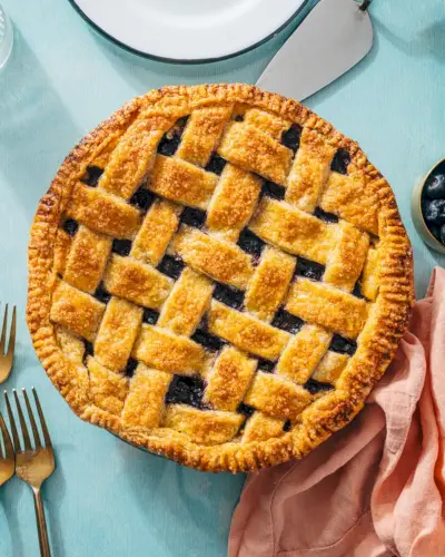 Tarte aux myrtilles