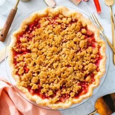Tarte à la rhubarbe