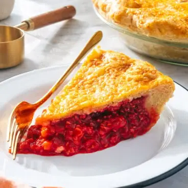Tarte aux framboises