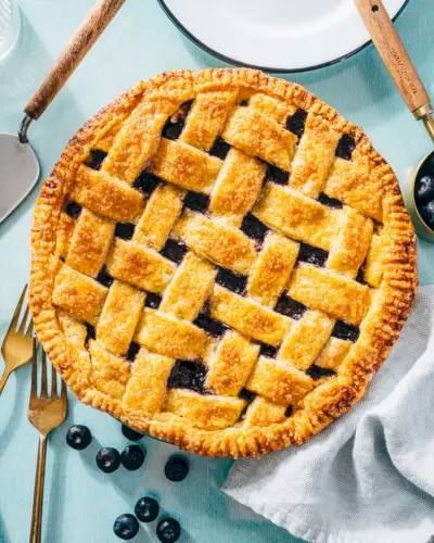 Recette de tarte aux myrtilles