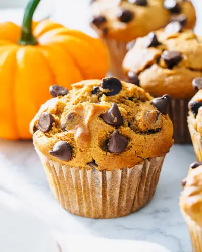 Tekvicové čokoládové muffiny