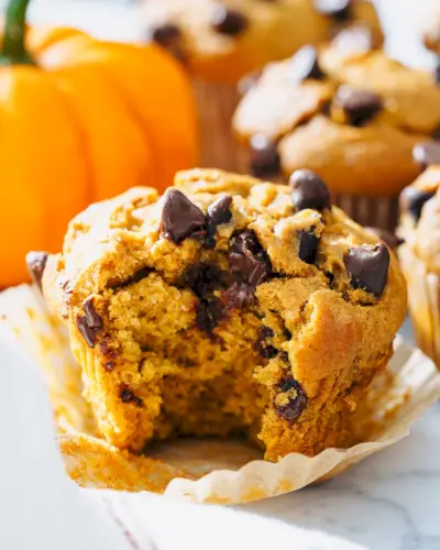 Tekvicové čokoládové muffiny