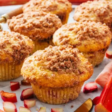 Muffins de Ruibarbo