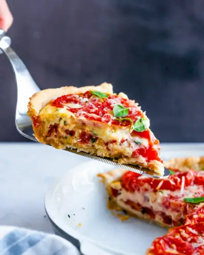Recept na rajčatový koláč