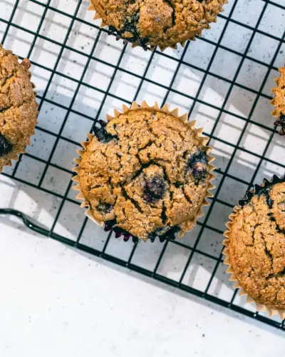 Muffins aux bleuets et à l'avoine