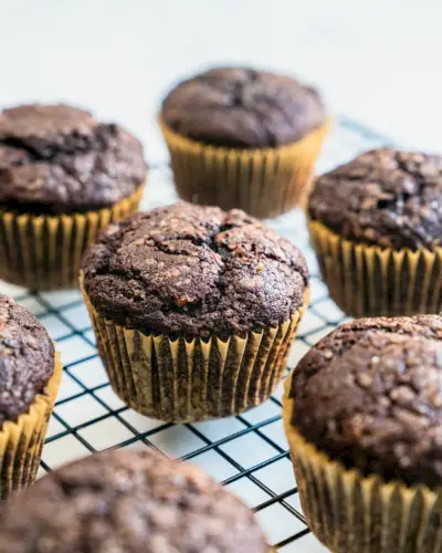 Muffins de chocolate