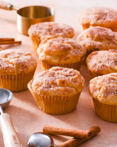 Jablkovo škoricové muffiny
